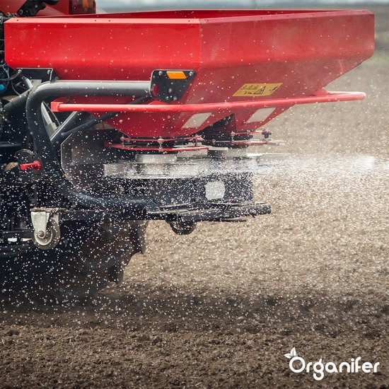 Engrais Granule de chaux enrichi en magnésium (Bigbag 1200Kg - Pour 24000m2) pour un vert plus profond des feuilles (+ PH) Spécialement pour les pelouses, les plates - bandes , le potager et la verdure publique - Organifer