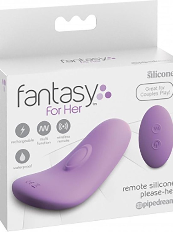 Pipedream Fantasy For Her Remote Silicone Please Her Purple Bol Com