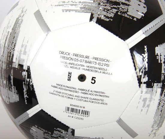 Onbekend Voetbal Adidas Team Glider Zwart Wit - Vindjeschoen.nl