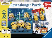 Ravensburger Puzzel Minions 2 - 3x49 stukjes - Kinderpuzzel