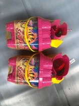 2 stuks - zandspeelsets - roze - sea life