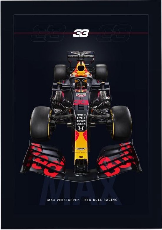 Max Verstappen (Red Bull Racing F1 2020) - Photo sur papier