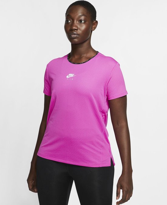 Nike - Air Top - Sportshirt - Dames - Roze | bol.com