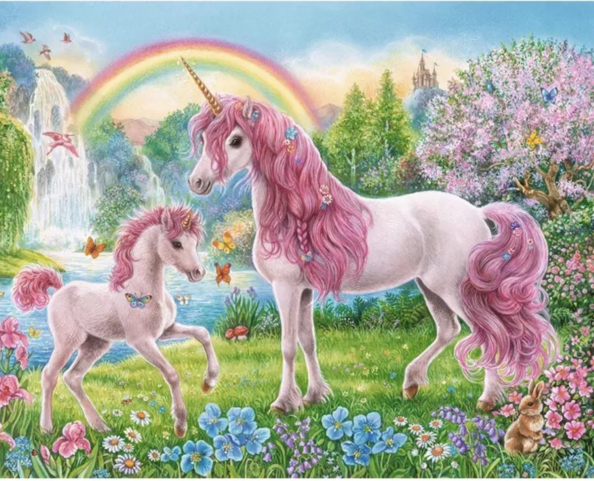 Diamond Painting Unicorns Diamond Painting Eenhoorns