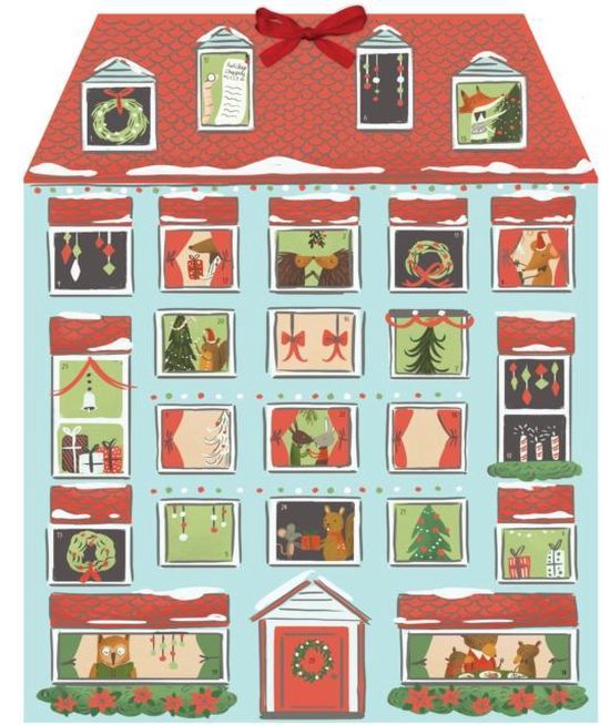 Quill & Fox Forest Friends Christmas House Advent Calendar