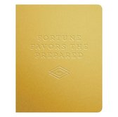Fortune Favors the Prepared Gold Deluxe Pocket Planner