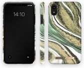 iDeal of Sweden Fashion Case voor iPhone XR Cosmic Green Swirl