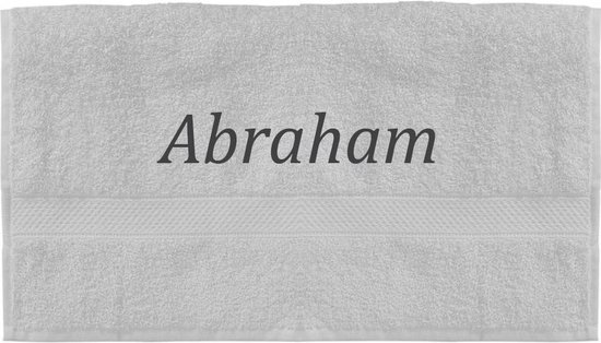 Handdoek - Abraham - 100x50cm - Wit