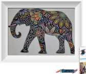 Artstudioclub®  Diamond painting volwassenen 25*25cm  Olifant