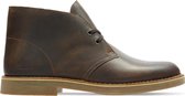 Clarks Desert Boot 2 Beeswax Gevet Leer Bruin Verwisselbaar Voetbed