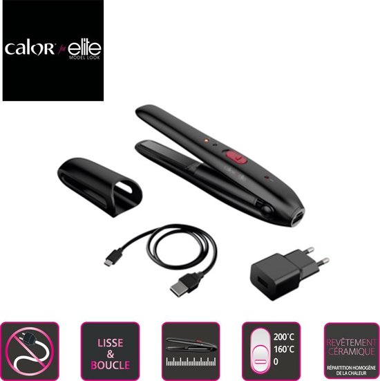 Calor For Elite Touch-Up & Go Draadloos Stijltang - SF1312C0 | bol.com