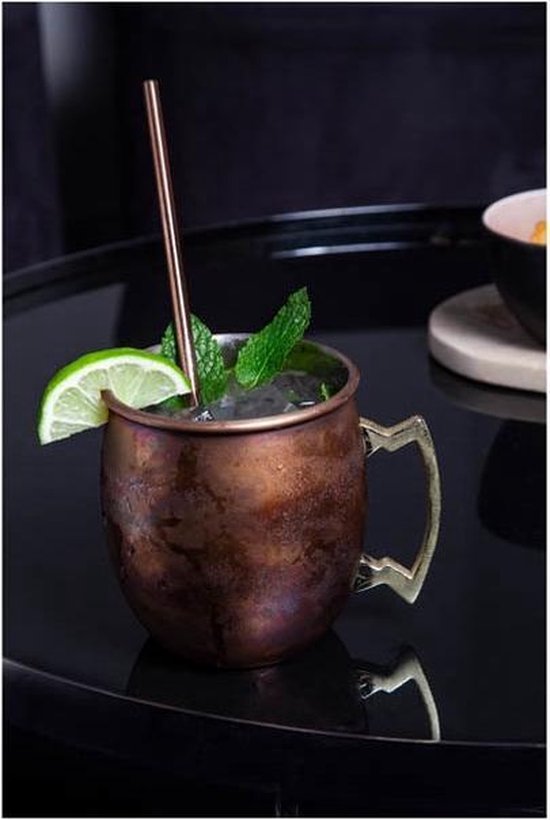 1x Tasse à cocktail / verre à cocktail Moscow Mule 450 ml cuivre antique -  Verres à... | bol.com