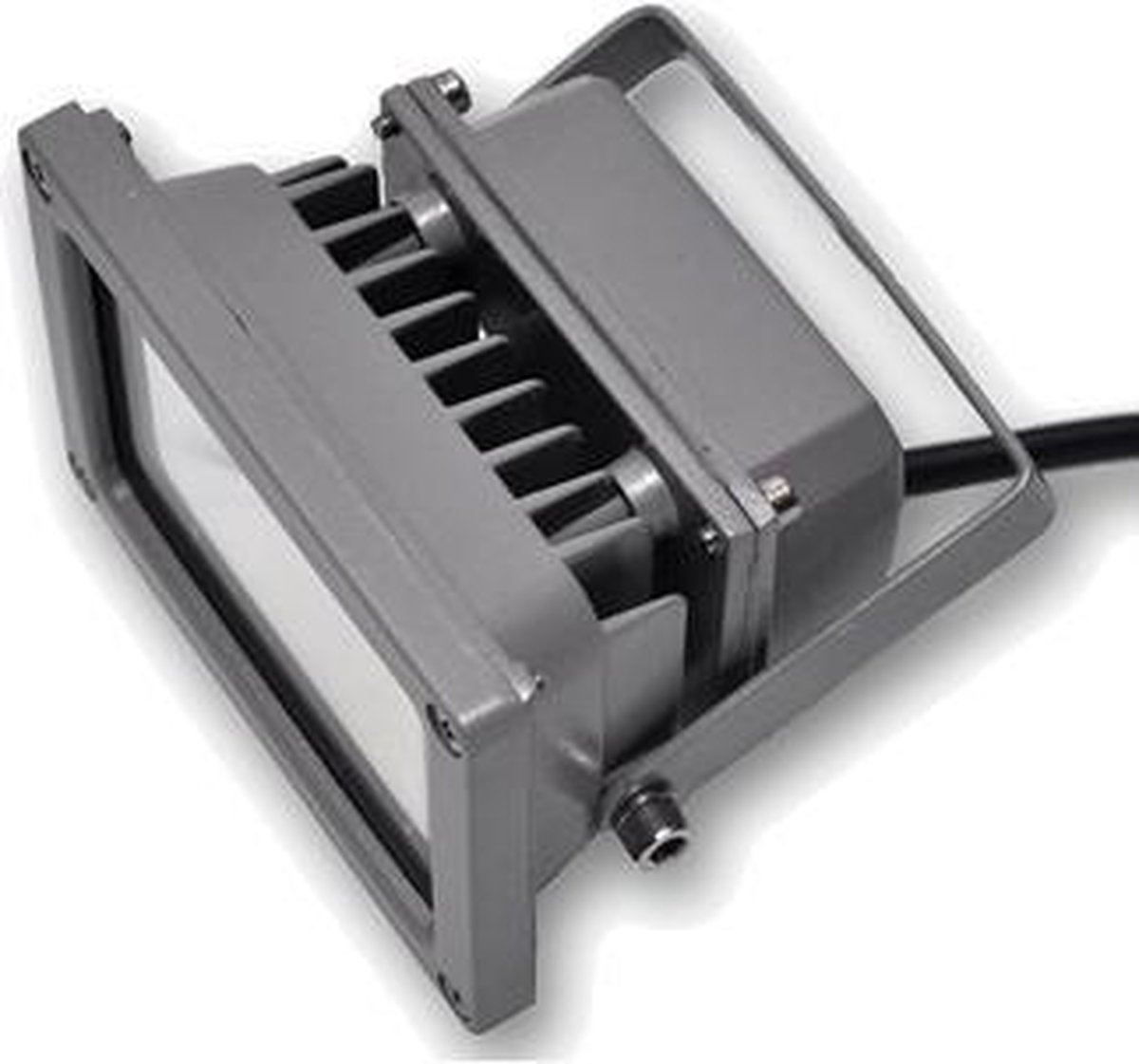 50W LED / PIR Schijnwerper Warm Wit 3200K grijze behuizing IP65