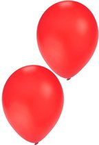 Rode ballonnen 25 stuks | Ballonnen rood voor lucht en helium