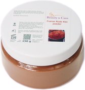 Beauty & Care - Franse Rode Klei poeder - 150 gram - pot