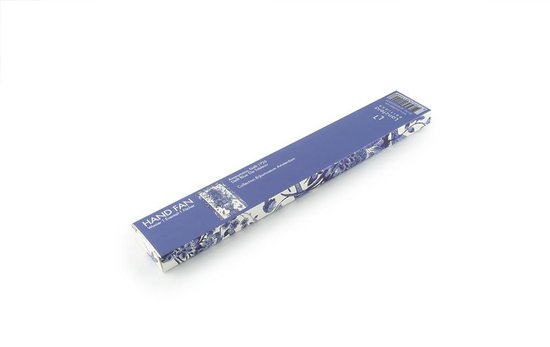 Hand Waaier, Delfts blauw motief