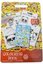 Emoji kleur en stickerboek 30 cm