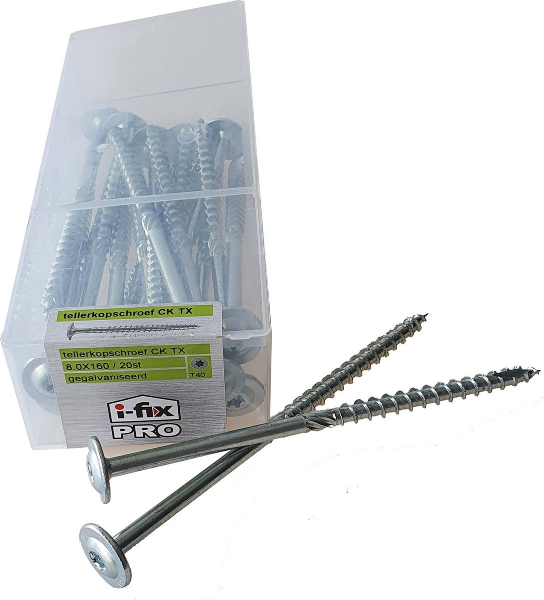 Tellerkopschroef CK torx 8,0x160 per 20