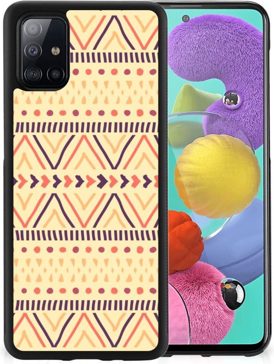 Samsung Galaxy A51 Bumper Case Aztec Yellow