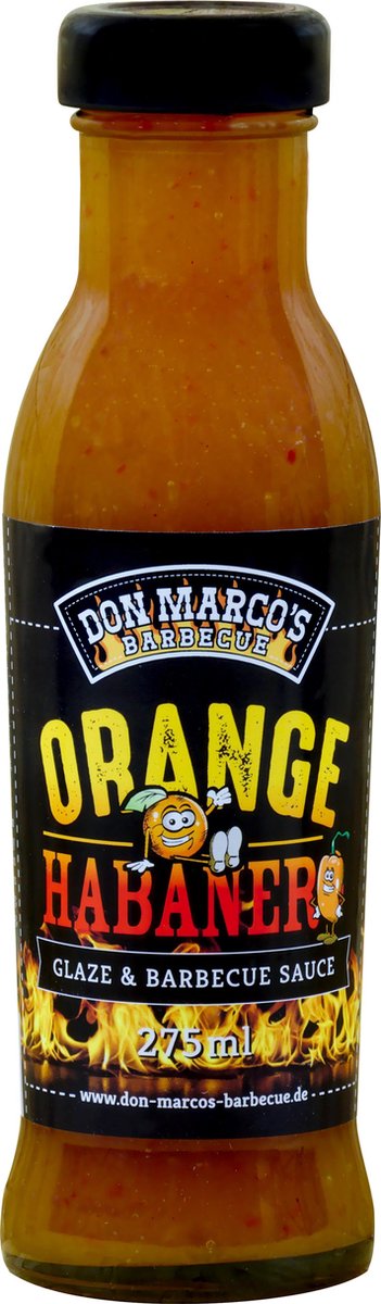| Don Marco's Orange Habanero Glaze & BBQ saus Don Marcos Pineapple Rum Chipotle Glaze & BBQ Sauce 275 ml