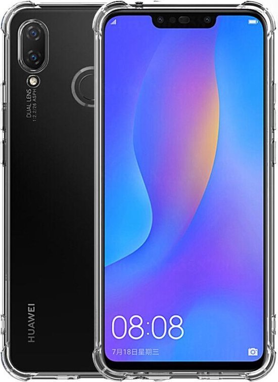 Huawei P Smart Plus 2018 hoesje shock proof case hoes hoesjes cover  transparant | bol.com