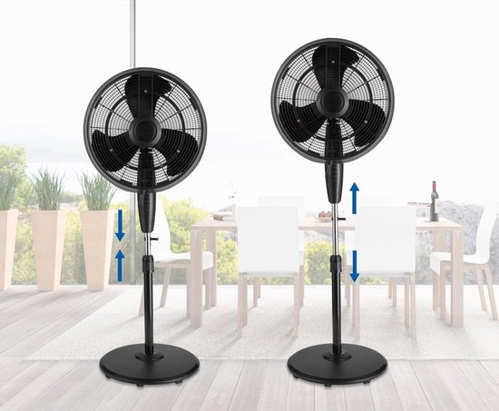 zuurstof studio Melancholie Ventilator met Water - Aigi Bruno - Mistventilator voor Buiten -  Statiefventilator -... | bol.com