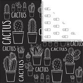 Design papier, cactus, 180 gr, 5 vel/ 1 doos