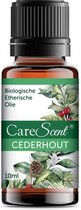 CareScent Biologische Cederhout Olie | Essentiële Olie voor Aromatherapie | Etherische Olie | Aroma Diffuser Olie Bio - 10ml