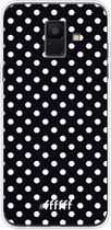 Samsung Galaxy A6 (2018) Hoesje Transparant TPU Case - Onyx Dots #ffffff