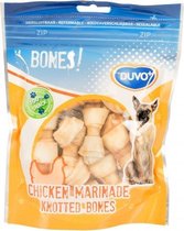 Duvo+ hondensnack Geknoopt met kip marinade 8st - 2,5cm - 100gr