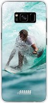 Samsung Galaxy S8 Plus Hoesje Transparant TPU Case - Boy Surfing #ffffff