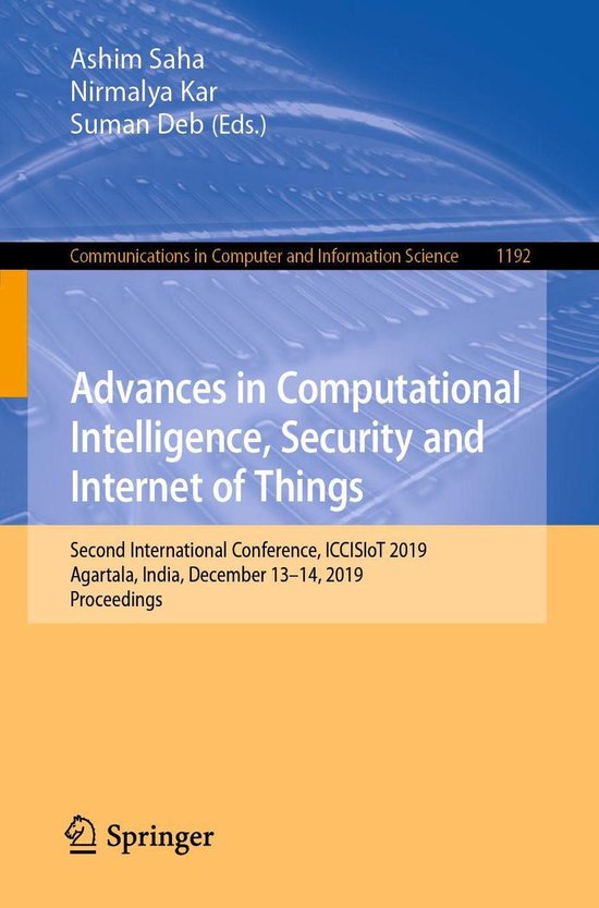 Springer Nature Proceedings Computer Science - Advances in C ... - cover