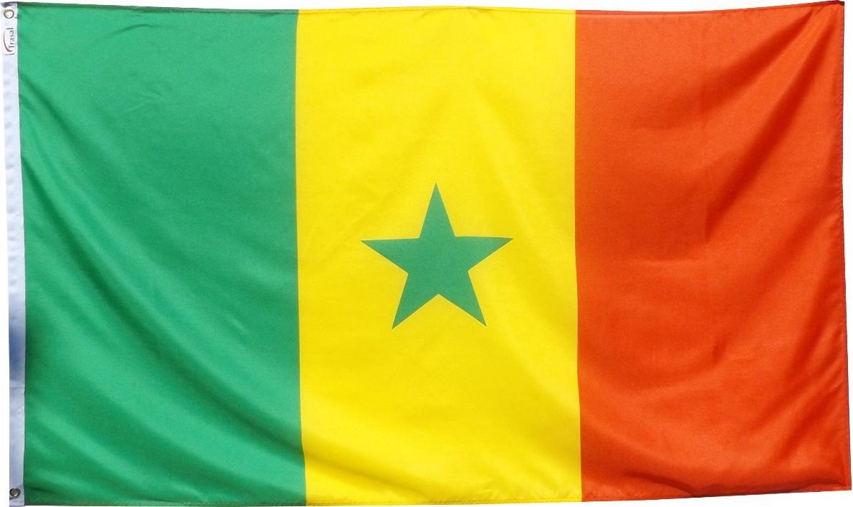 Drapeau Sénégal 100 x 150 cm - véritable drapeau Sénégalais en