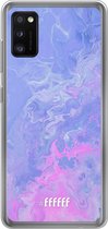 Samsung Galaxy A41 Hoesje Transparant TPU Case - Purple and Pink Water #ffffff