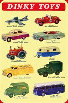 Wandbord - Dinky Toys Models