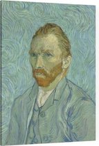 Zelfportret, Vincent van Gogh - Foto op Canvas - 75 x 100 cm