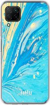 Huawei P40 Lite Hoesje Transparant TPU Case - Endless Azure #ffffff