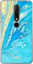 Nokia X6 (2018) Hoesje Transparant TPU Case - Endless Azure #ffffff