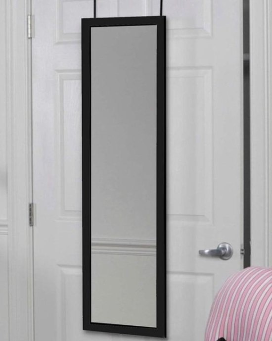 voorkant oppakken Op tijd lange deur spiegel hangend | deurspiegel | Grote Hangende Visagie  passpiegel Met Lijst... | bol.com