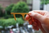 No Touch Cleankey | Hygiëne sleutel | Gratis verzending | Geen contact | Key Smart Bacterie Sleutel| Contactloos | Smetvrees | No touch key | Antibacterieel | Sleutelhanger | Handige tool | M