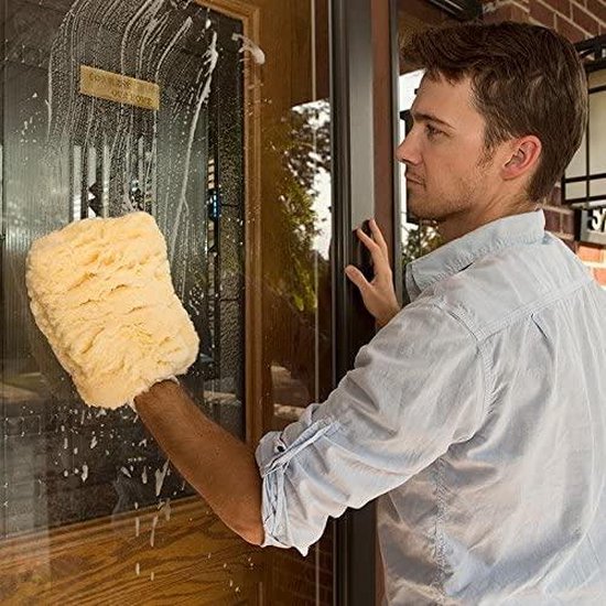 Premium Wool Wash Mitt Auto washandschoen CleanTools