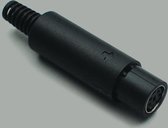 BKL Electronic 0204012 tussenstuk voor kabels Mini-DIN Zwart