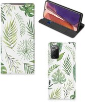 Smartphone Hoesje Geschikt voor Samsung Galaxy Note20 Wallet Book Case Bladeren
