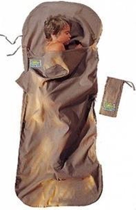 Cocoon lakenzak Egyptisch katoen ecru 80x200cm - Slaapzakken