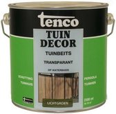 Tenco tuin decor beits 2.5 liter transparant licht groen