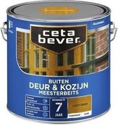 CetaBever Buiten Deur & Kozijn Meester Beits - Glans - Licht Eiken - 2,5 liter