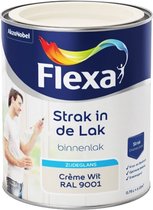 Flexa Strak in de Lak Watergedragen - Zijdeglans - RAL 9001 - 750 ml