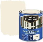 CetaBever Buiten Deur & Kozijn Meester Beits - Zijdeglans - Ivoorwit - 750 ml