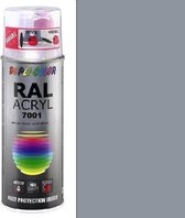 Dupli-Color acryllak hoogglans RAL 7001 zilvergrijs - 400 ml.