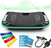 Bluefin Fitness 4D Vibratietrainer | Trilplaat | Fitness | Bluetooth speaker | 180 Niveaus | 10 Programma's | Afstandsbediening